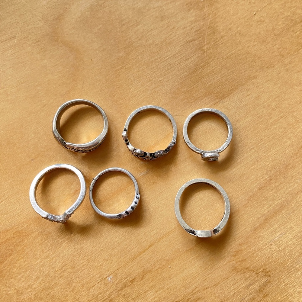 Silver Ring Set - Picture 2 of 8